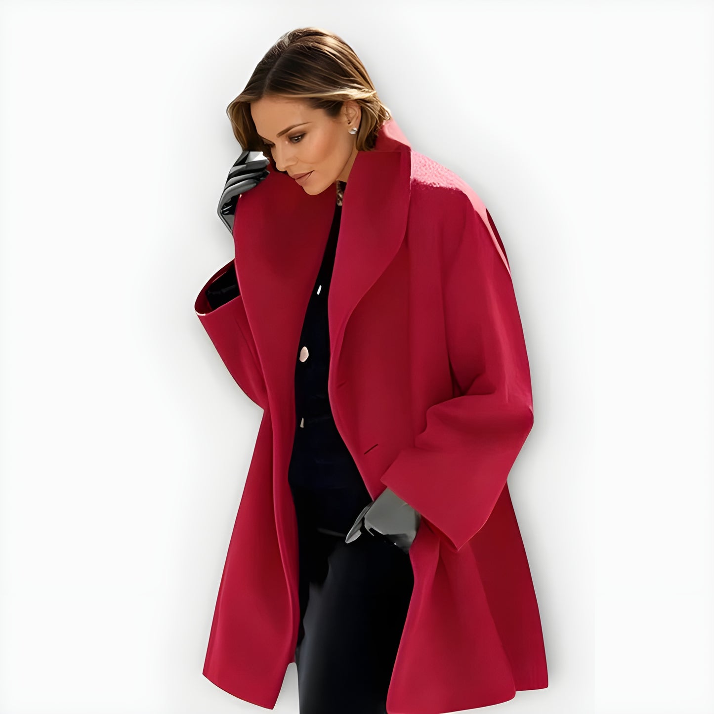 Juliette™ | Manteau en laine coupe-vent de qualité supérieure