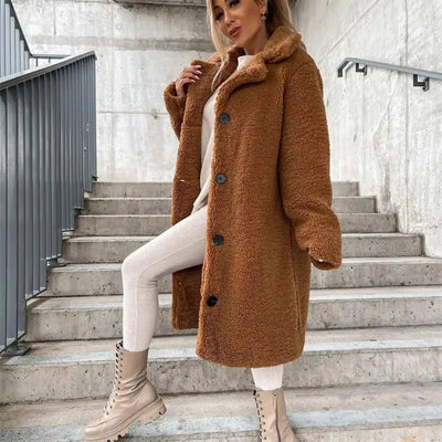 Aimée™ | Manteau teddy