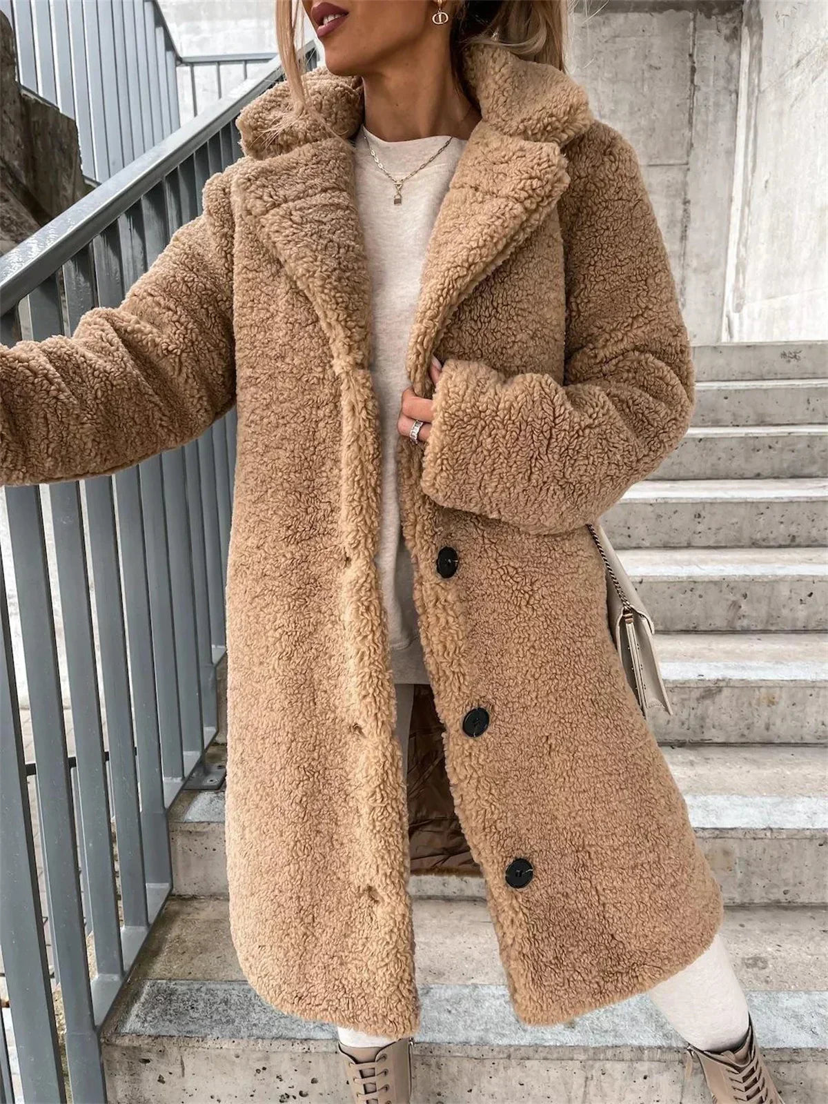 Aimée™ | Manteau teddy