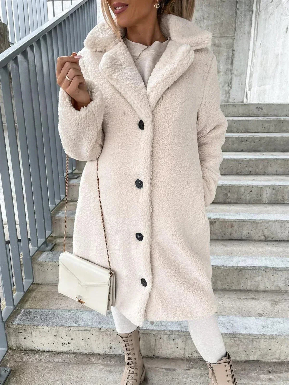 Aimée™ | Manteau teddy