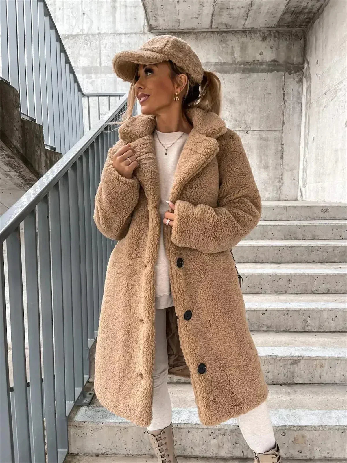Aimée™ | Manteau teddy