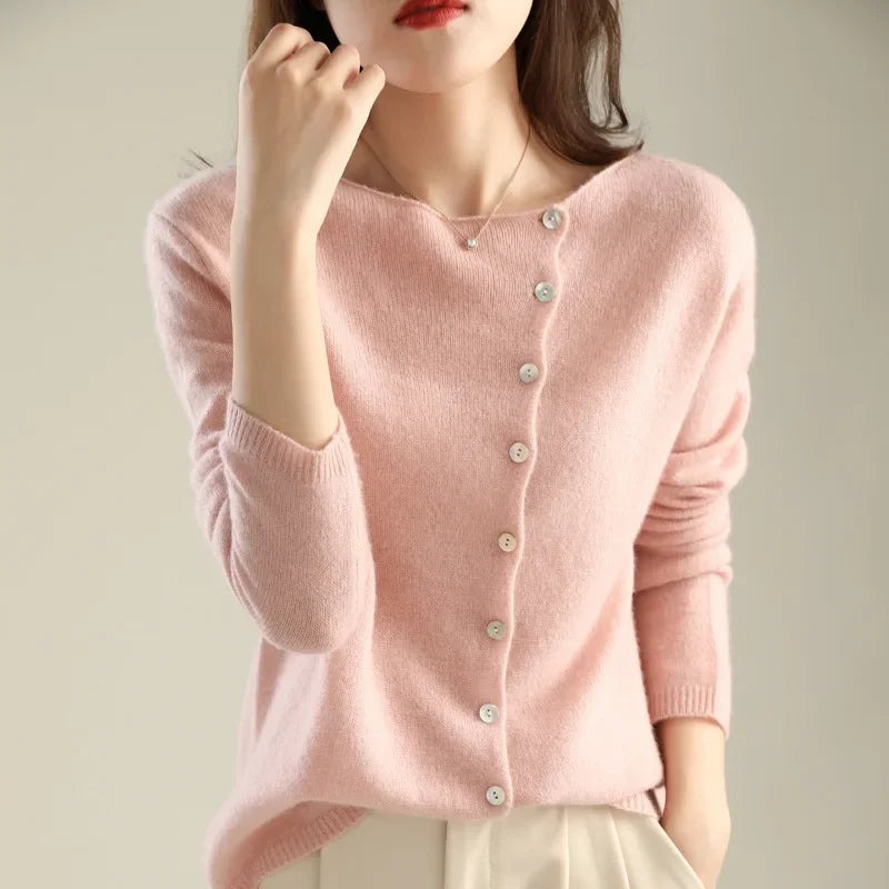 Camille™ | Cardigan en maille avec des boutons élégants