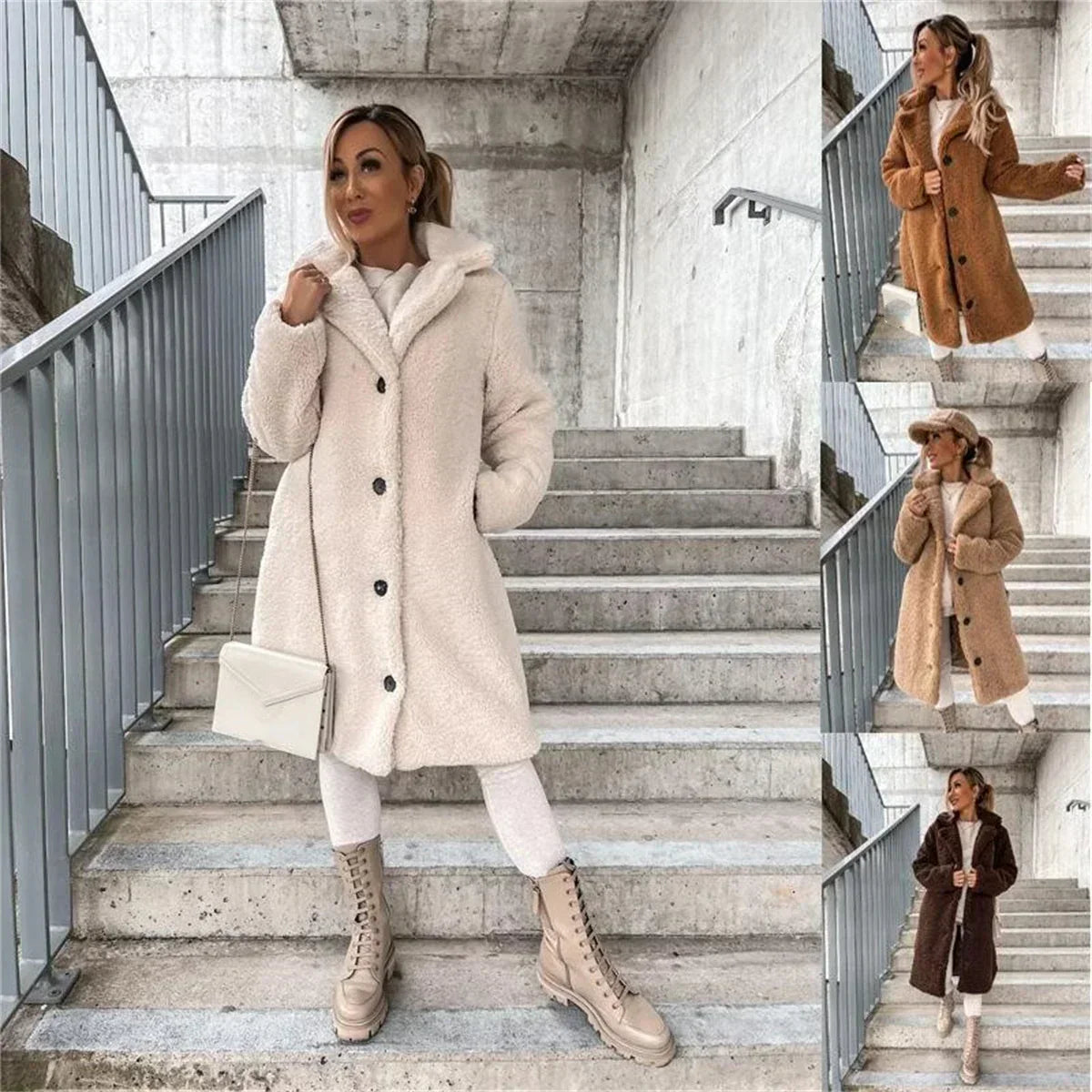 Aimée™ | Manteau teddy